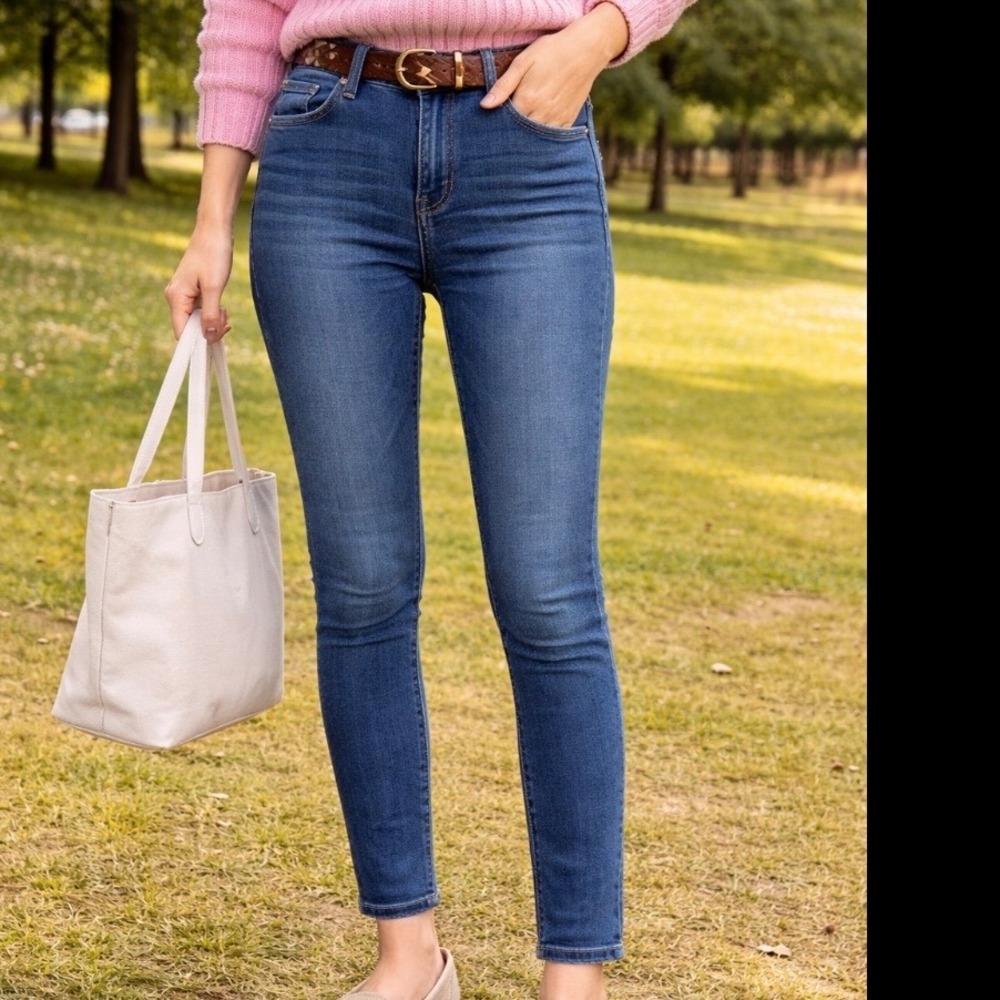 Gap Legging‎ Skinny Jeans Dark Wash Denim Mid Rise Womens Size 2/26 Regular